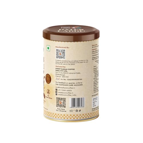 Image of Sweet Karam Coffee Dates Laddu - 180g (12 Pieces) | Dry Fruit Ladoo with Dates, Nuts & Cocoa | No Added Sugar | Protein & Fiber Rich Guilt-Free Snack | Healthy Indian Mithai | Ideal for Everyday Snacking