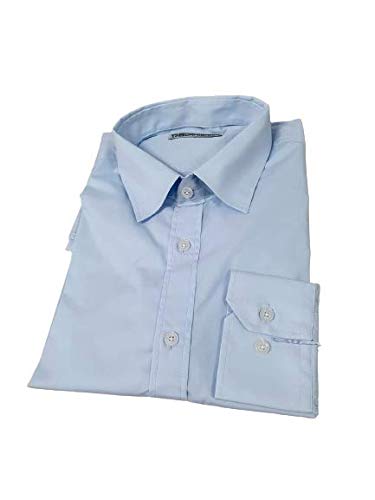 Camisa Social Azul Clara - Manga Longa (M)