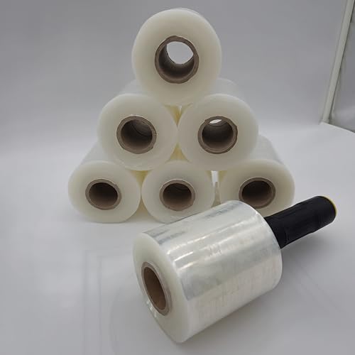 PackVerto 6x Rolls Hand Mini Wrap Film 100mm x 300m â€“