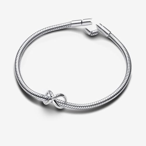 Generic Bellestory Mom Heart Charm Sterling Silver Crystal Birthday Bead for Mother Gift Women Bracelet Necklace Jewelry (Forever & Always Infinity Charm) - Thumbnail 3