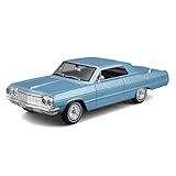 Maisto Chevrolet Impala 1964 1:24 Modèle réduit de Voiture, Bleu Métallique