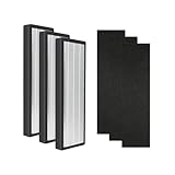 NISPIRA Premium True HEPA Filter Replacement for GermGuardian FLT4825 Series Filter B For Air Purifier Model AC4825/AC4300/AC4800/AC4900CA/CDAP4500BCA - 3 pk