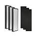 NISPIRA Premium True HEPA Filter Replacement for GermGuardian FLT4825 Series Filter B For Air Purifier Model AC4825/AC4300/AC4800/AC4900CA/CDAP4500BCA - 3 pk