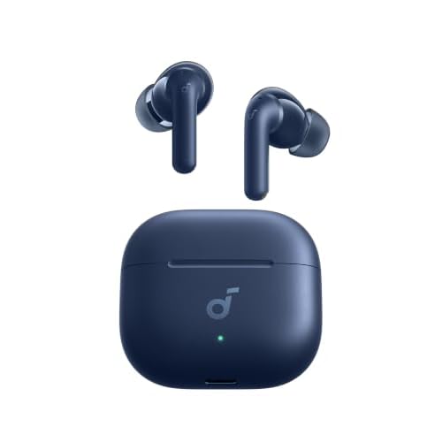 Soundcore P42i Cuffie Bluetooth ANC adattiva, Audio Hi-Res con LDAC | Modalità Natural che Attenua i Suoni Intensi, 56 Ore di Autonomia, 6 Microfoni AI per Chiamate Nitide, Ricarica Wireless