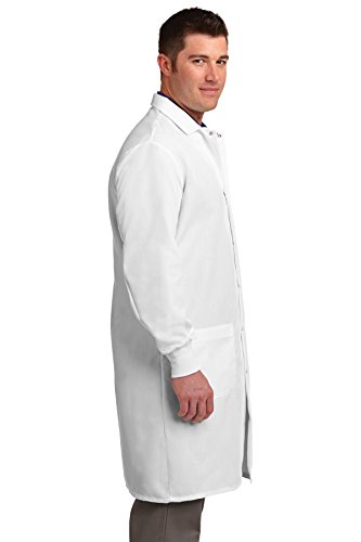 Red Kap Unisex Adult Specialized Cuffed With 3 Front Pockets Medical Lab Coat, White, Small Us #TOP1