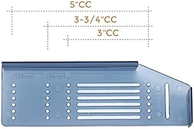 Ravinte Cabinet Door & Drawer Hardware Installation Template Kit Include Drill Bit Mounting Template for Cabinet Knob, Cabinet Pulls