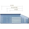 Ravinte Cabinet Door & Drawer Hardware Installation Template Kit Include Drill Bit Mounting Template for Cabinet Knob, Cabinet Pulls