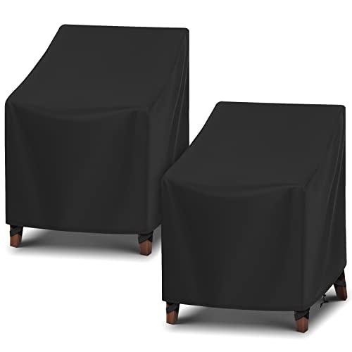 Arcedo 2 Pack Patio Swivel Lounge Chair Covers, Waterproof Outdoor