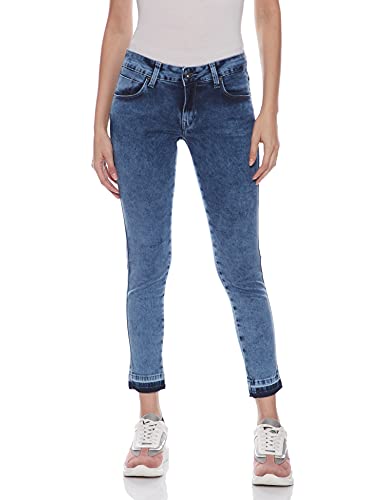 Image of Pepe Jeans Women's Mid Rise Slim Jeans