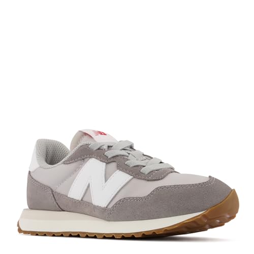 New Balance Kids 237 Bungee Sneaker, MARBLEHEAD/MOONBEAM, 8 W Toddler (1-4 Years) by New Balance - Used condition - Image 4