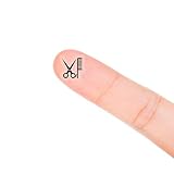 Haircut Planner Stickers, 120 Clear Hair Cut Hairdresser Planner Labels Scrapbooking Crafting Stickers