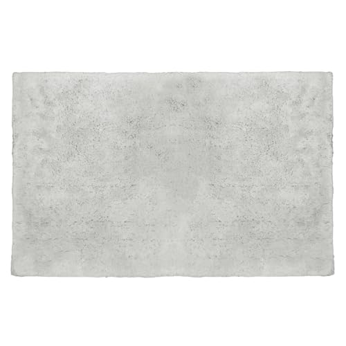 Image of Allure Hotel Bath Mat Non-Slip, 100% Cotton, Extra Thick Deep Pile, Anti-Viral, Washable, 50cm x 80cm (Grey)