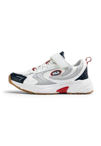 FILA Kreatix V Kids, Scarpe da Ginnastica, White Red, 35
