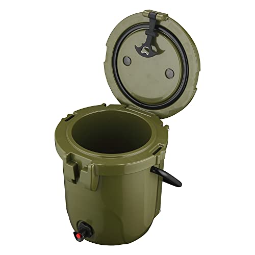 Forout 3.5 Gal Water Cooler Drink Cooler, Ice Chest Contains A Plastic Faucet And A Atainless Steel Faucet Green #TOP4