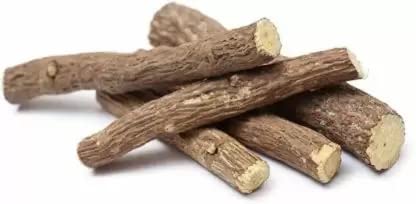 Dirghaanshi Natural And Herbal Mulethi Root Stick, Jeshthamadh, Yashtimadhu, Licorice Root, Liquorice Root Sticks, Glycyrrhiza Glabra, Irattimadhuram Sticks (Pack Of 100 Gm) #TOP3