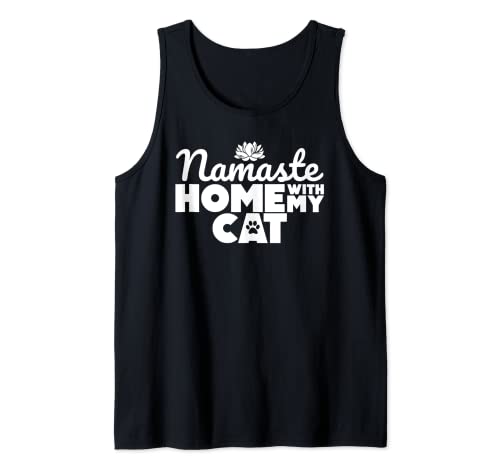 Funny Dog Gifts for Dog Lovers - Namaste Home with My Dog Tank Top
