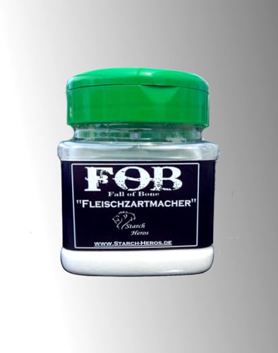 Starch Heros - FOB – Fleischzartmacher 250g Streudose | Einfache Anwendung | Besonders zartes Fleischerlebnis in nur 30 Minuten