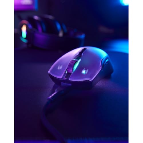 Ratón para gamer uRage con 9 botones programables, sensor 12000 dpi y cable USB-C negro 4