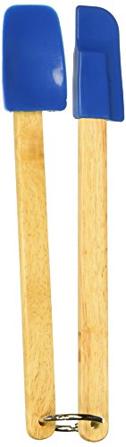 Norpro 2-Piece Mini Spatula Set, Blue, 8