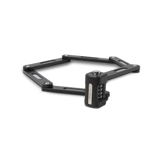 Kwikset 3ft High Security Steel Folding Bike Lock, Black
