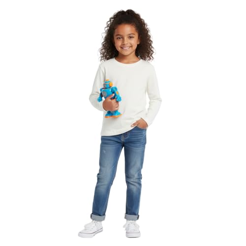 Image of Zerox World Girls Boy Kids Plain Basic Long Sleeve Round Neck T-Shirt Stretch School Tee Top 2-13 Years (UK, Age, 5 Years, 6 Years, Regular, Cream)