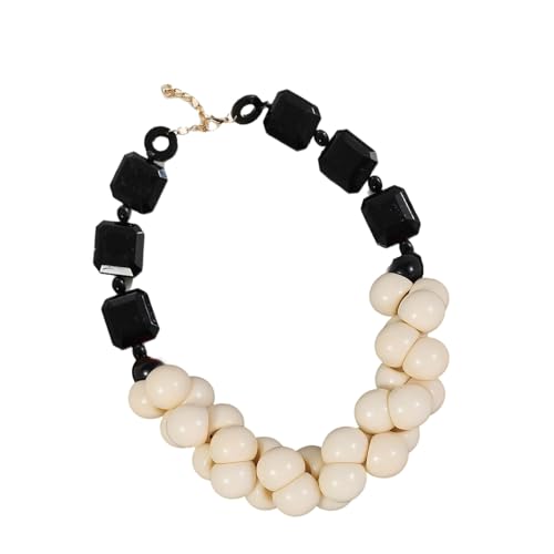 Collier de perles design respectueux de la peau et structure multicouche