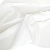 Beliebt auch für Dekorationen wie Stores, Gardinen, Tischdecke, Hussen, Überwurf sowie als dünner Taftstoff für Vorhang und Hintergrund oder zum Abhängen, Zuhängen und Abdunkeln.