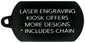 TAGWORKS ID Tag Designer - Military Style - Black - Dog Tag - Pack of 5!
