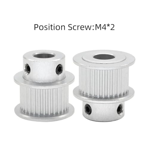 Poulie de synchronisation 30T GT2 avec usinage de précision alésage 2mm - 4