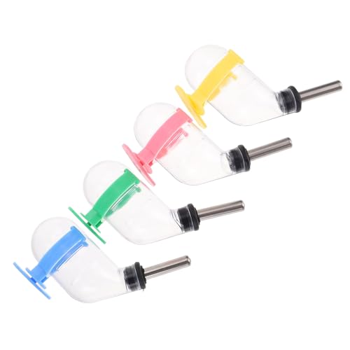 Housoutil 12pièces Distributeur Eau pour Hamsters Bouteille Suspendue De Abreuvoir pour Petits Animaux Fournitures pour Rongeurs