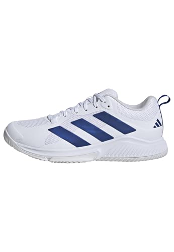 adidas Herren Court Team Bounce 2.0 Shoes, FTWR White/Team royal Blue/FTWR...