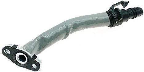 Turbocharger Oil Return Pipe Stainless Steel, Black, 1.4L for Chevrolet Cruze, Sonic, Trax, Buick Encore 2011-2019 Replaces 55587854, 55569839