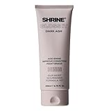 Shrine GLOSS IT Colour Depositing Hair Mask DARK ASH | High-shine gloss treatment | Cool dark ash tone for blonde & brown hair | Neutralises warmth & brass tones | Vegan & Cruelty Free | 200ml