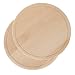 Produktbild SIDCO Pizzabrett Holz 2 x Flammkuchenbrett Pizzateller Schneidebrett XXL Buche Ø 34,5 cm