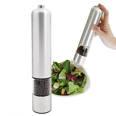 Moedor De Sal E Pimenta Em Aço Inox Gourmet