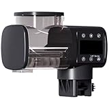 Alimentador automático de gran capacidad para acuarios, dispensador programable de alimentos para peces pequeños con motor de bajo ruido y fácil configuración, comedero de acuario para uso doméstico