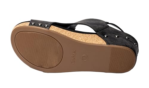 Image of Corkys Footwear Volta Wedge - Chic Elegance Meets All-Year Comfort with a 2-Inch Cork Heel and Marshmallow Insole for Stylish Everyday Wear and All-Day Comfort