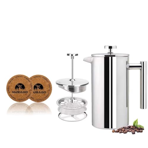 NUBAGO �R�[�q�[�t�B���^�[ �R�[�q�[�v���X �X�X�e�����X�| ��d�� �S4�e�� �R�[�q�[ ���[�J�[ �t�����`�v���X �X�e�����X�� �ϗ� �ϔM ������ 1000ml 4-6�t�p �X�^���_�[�h �~���N�A���� �A�E�g�h�A �h�K �y�� �J�t�F�v���X