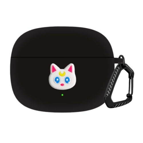 Image of Anvique Silicone Case for OnePlus Buds 4 Pro,Shockproof Protective Cover, Scratch Resistant, Lightweight, Precise Fit with Charging Access (Cute Cat T)