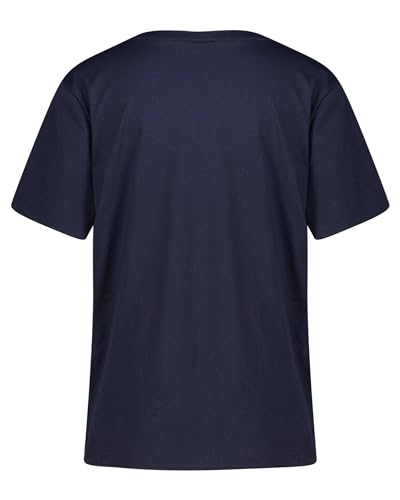 GANT Damen Reg Shield V-Neck T-Shirt, Evening Blue, XS EU – Ansicht 4