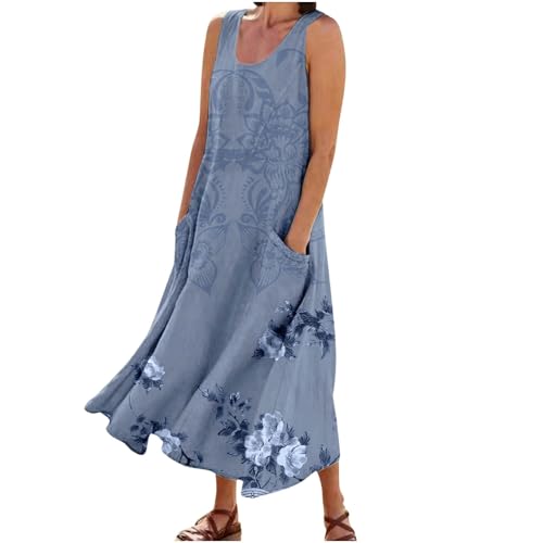 Robe d'été sans manches avec poches pour en finir avec les tenues inconfortables