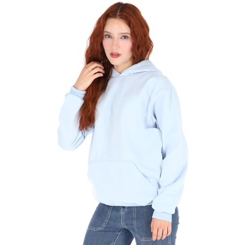La mejor selección de Sudaderas sin capucha para Mujer favoritos de las personas. 41 CHB CHILI BEANS CLOTHING Sudadera para Mujer con Capucha Tela Stretch Comoda Calidad Basico