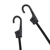 Jogtlyer Roll Bungee Cords Set 18in/1.5ft,2pcs Heavy Duty Outdoor Bungie Cord Bundle with Plastic Ho