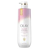 Olay Body Wash for Women, Intensely Hydrating, Hyaluronic Acid Serum Complex, Renews Moisture, Free of Parabens & Phthalates, Vitamin B3 Lameller Technology, For All Skin Types, 20 fl oz