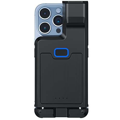 2D QR Bluetooth Barcode Scanner, Wireless Adjustable Back Clip Phone Bar Code Scanner for 1D 2D Data Matrix Code Reader, Work with iPhone, Android, iOS for Warehouse Library Book Inventory