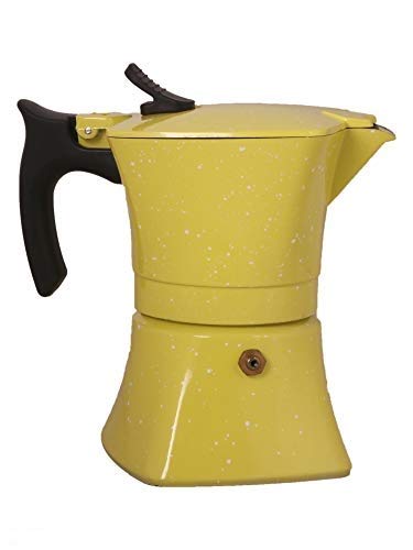 3d Creations Aluminium 3 Cups Aluminum (Polished) South Indian Filter Degree Kaapi/Coffee Machine or Percolator/Perculator Or Italian Espresso Or Decoction Coffee Maker Cup or Moka/Mocha Maker