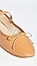 Loeffler Randall womens Leonie Ballet Flat, Caramel, 6 US