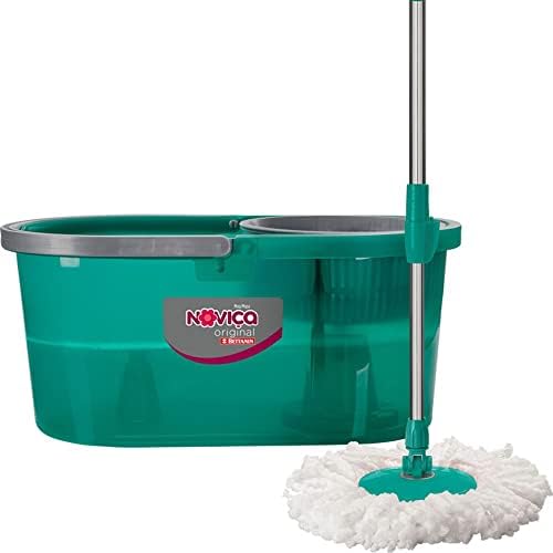 Noviça - Mop Balde Original Lava e Seca de 13 Litros com Base Art...