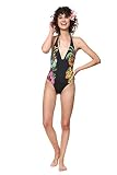 Desigual Damen Swimwear ONE-Piece Sandy Woman Black Badeanzug, Schwarz (Negro 2000), No Aplica (Herstellergröße: M)