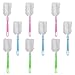 9 Pezzi Spazzola Spugna per Biberon 27,8x6 cm – Spazzole Regolabili Multifunzionali per la Pulizia di Bottiglie, Tazze e Teiere,(in Blu, Verde e Rosa) spazzola di pulizia della spugna immagine